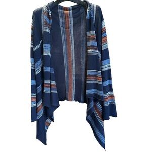 Poof Asymmetrical Cardigan Sweater Size M